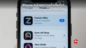 iPhone หน่วยความจำเต็มไว? วิธีล้างเครื่องแบบไม่ต้องรีเซ็ต